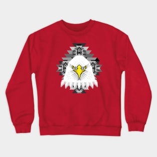 Geometric Eagle Crewneck Sweatshirt